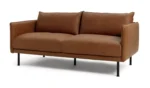 Habitat Moore Leather 3 Seater Sofa - Tan - Image 2