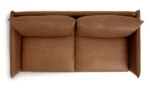 Habitat Moore Leather 3 Seater Sofa - Tan - Image 4