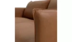 Habitat Moore Leather 3 Seater Sofa - Tan - Image 3