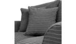 Argos Home Harry Fabric 2 Seater Sofa - Charcoal - Image 2