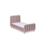 Toddler Bed Frame in Pink Velvet - Gatsby - Obaby - Image 4