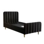 Toddler Bed Frame in Black Velvet - Gatsby - Obaby - Image 4