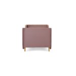 Toddler Bed Frame in Pink Velvet - Lumi - Obaby - Image 5