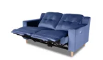 Habitat Emerson Velvet 2 Seater Recliner Sofa - Navy Blue - Image 15