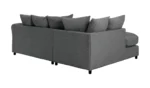 Home Harry Fabric Corner Sofa - Charcoal - Image 4