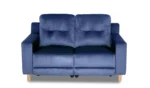Habitat Emerson Velvet 2 Seater Recliner Sofa - Navy Blue