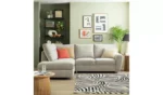 Habitat Ashford Fabric Left Corner Chaise Sofa - Grey - Image 7