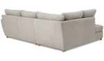 Habitat Ashford Fabric Left Corner Chaise Sofa - Grey - Image 4