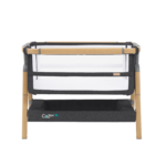 Bedside Crib and Cot in Dark Grey and Oak - Cozee XL - Tutti Bambini - Image 4
