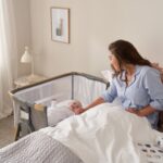 Bedside Crib and Cot in Light Grey and Oak - Cozee XL - Tutti Bambini - Image 8