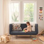 Junior Bed and Sofa with Extention Kit in Grey and Oak - Cozee XL - Tutti Bambini - Image 4
