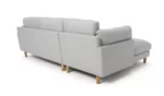 Habitat Salome Fabric Left Hand Corner Chaise Sofa - Grey - Image 4