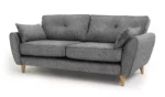 Habitat Isla 3 Seater Fabric Sofa - Grey - Image 8