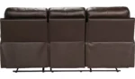 Home New Paolo 3 Seater Manual Recliner Sofa-Chocolate - Image 8