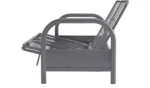 Home Mexico 2 Seater Futon Sofa Bed - Black - Image 2