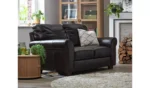 Habitat Salisbury Leather 2 Seater Sofa - Chocolate - Image 5