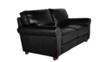 Habitat Salisbury Leather 3 Seater Sofa - Black - Image 3