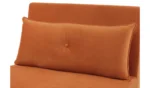Habitat Roma Single Velvet Chairbed - Orange - Image 2