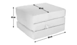 Kaikoo Single Mattress Cube - Flint Grey - Image 3