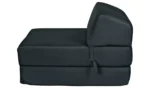 Kaikoo Single Chair Bed - Jet Black - Image 3