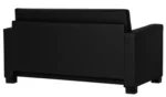 Home Lucy 2 Seater Faux Leather Sofa Bed - Black - Image 14