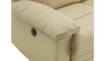 Home New Paolo 3 Seater Power Recliner Sofa - Ivory - Image 7