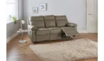 Home New Paolo 3 Seater Power Recliner Sofa - Ivory - Image 12