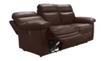 Home New Paolo 3 Seater Power Recliner Sofa -Chocolate - Image 4