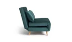 Habitat Roma Single Velvet Chairbed - Teal - Image 2