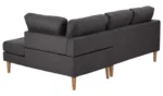Habitat Joshua Fabric Corner Chaise Sofa - Charcoal - Image 4