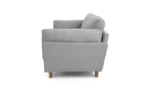 Habita Salome Fabric 2 Seater Sofa - Light Grey - Image 3