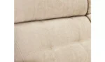 Home June Fabric 2 Seater Manual Recliner Sofa-Natural - Image 7