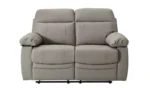 Home New Paolo 2 Seater Manual Recliner Sofa - Grey - Image 3