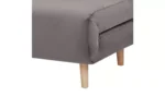 Habitat Roma Small Double Velvet Chair Bed - Charcoal - Image 6