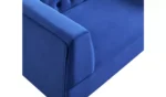 Habitat Blake Velvet 2 Seater Sofa - Navy Blue - Image 4
