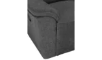 Home Sandy 2 Seater Manual Recliner Sofa - Charcoal - Image 6