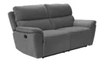 Home Sandy 3 Seater Manual Recliner Sofa - Charcoal - Image 8