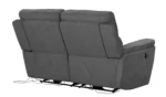 Home Sandy 2 Seater Power Recliner Sofa - Charcoal - Image 4