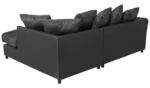 Harry Fabric Right Hand Corner Chaise Sofa - Charcoal - Image 5
