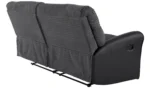 Home Harry Fabric 2 Seater Recliner Sofa - Charcoal - Image 5