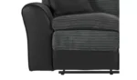 Home Harry Fabric 2 Seater Recliner Sofa - Charcoal - Image 8
