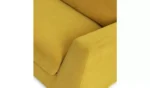 Habitat Brixley Fabric 3 Seater Sofa - Yellow - Image 2