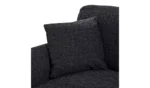 Habitat Lisbon Small Double Fabric Sofa Bed - Charcoal - Image 5