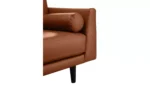 Habitat Jackson Leather 2 Seater Sofa - Tan - Image 2