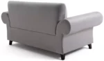 Argos Home Chelsea Velvet 2 Seater Sofa - Grey - Image 3