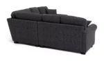 Habitat Lisbon Fabric Corner Sofa - Charcoal - Image 3