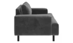 Habitat Julien Velvet 2 Seater Sofa - Grey - Image 3