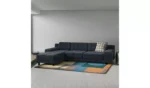 Habitat Hendricks Left Hand Corner Chaise Sofa - Charcoal - Image 7