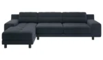 Habitat Hendricks Left Hand Corner Chaise Sofa - Charcoal - Image 6