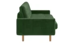 Habitat Fenner Velvet 2 Seater Sofa - Moss Green - Image 4